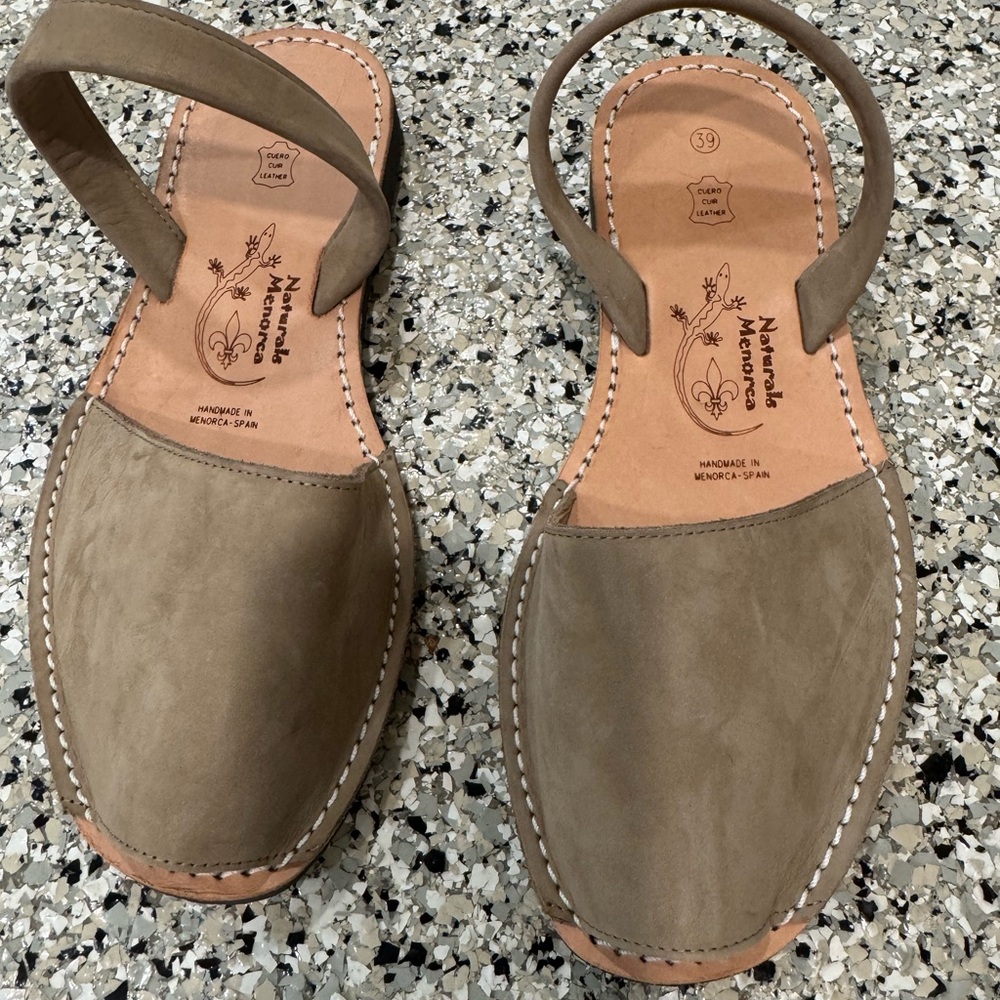 Women's Tan Leather Sandals